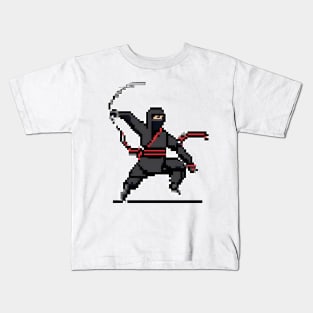 Pixel Ninja 3 Kids T-Shirt